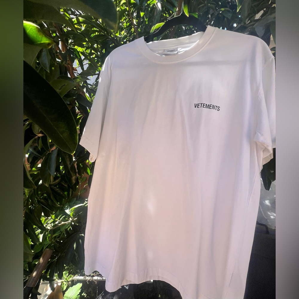 Vetements Minimalist White Tee